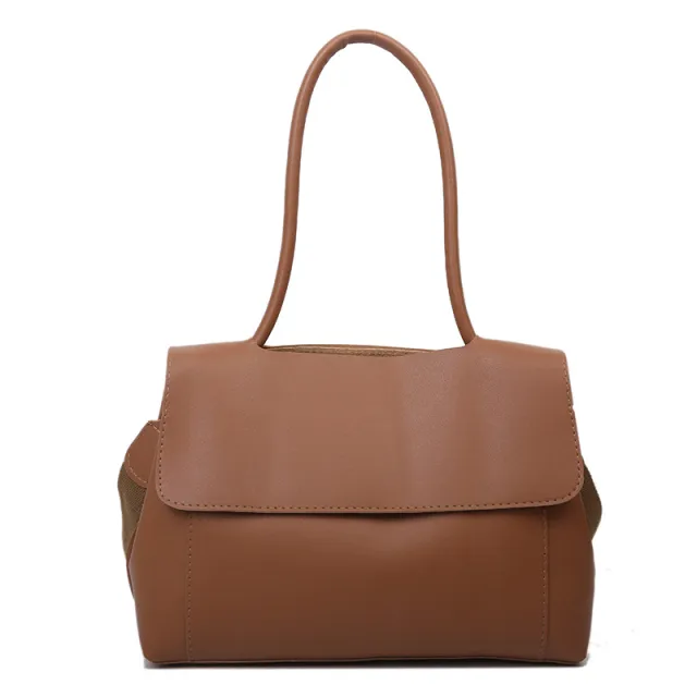 Net celebrity armpit briefcase niche design shoulder bag Brown - Shop at LoveMi
