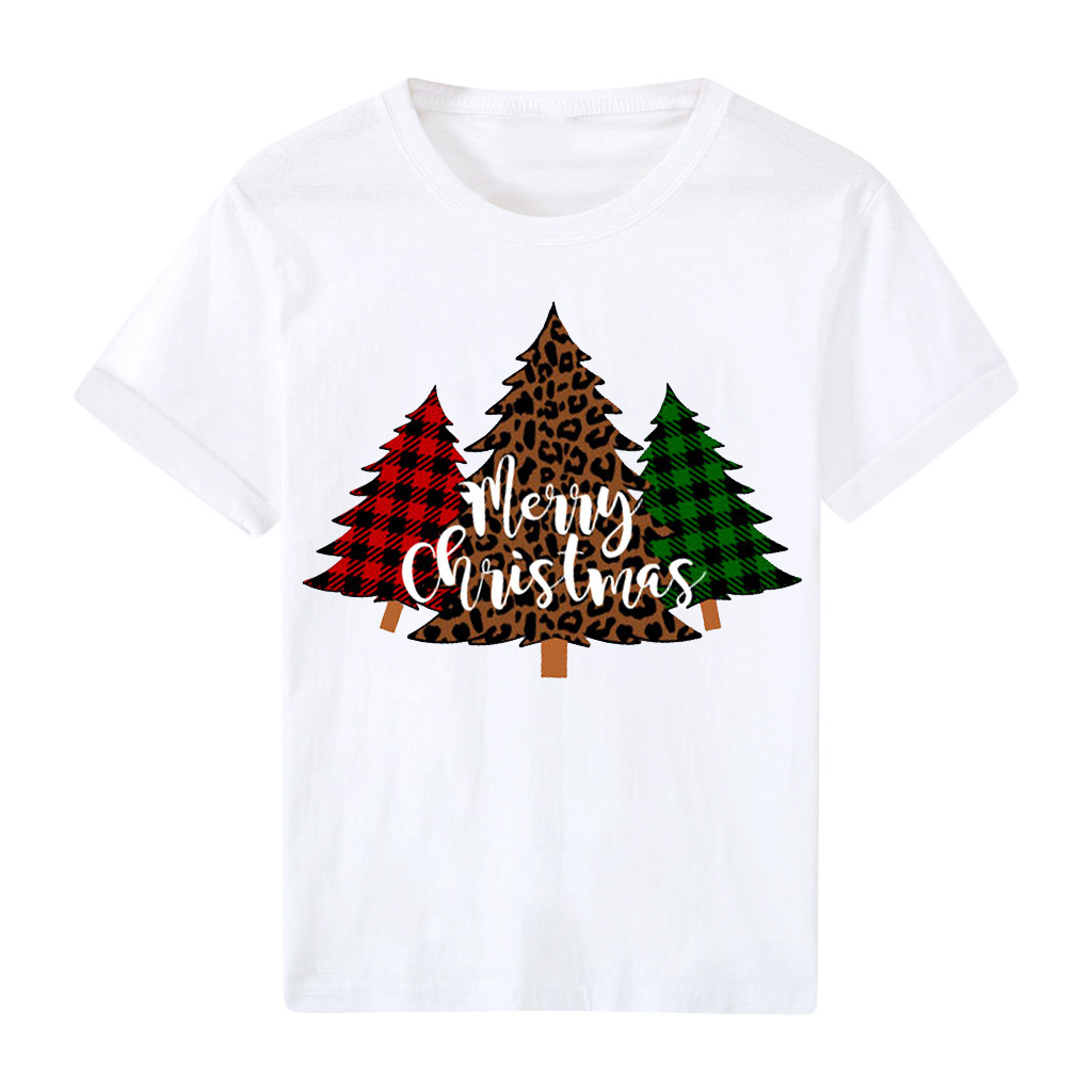 Christmas print ladies T-shirt