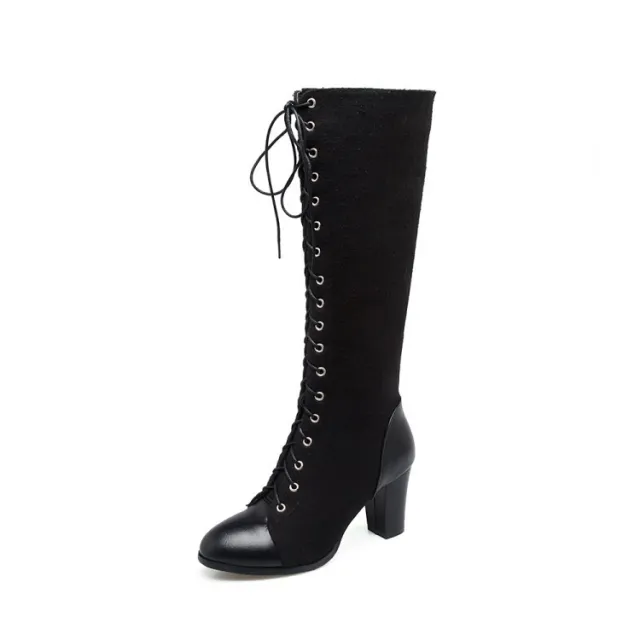 High heel pointed toe boots Black - Shop at LoveMi