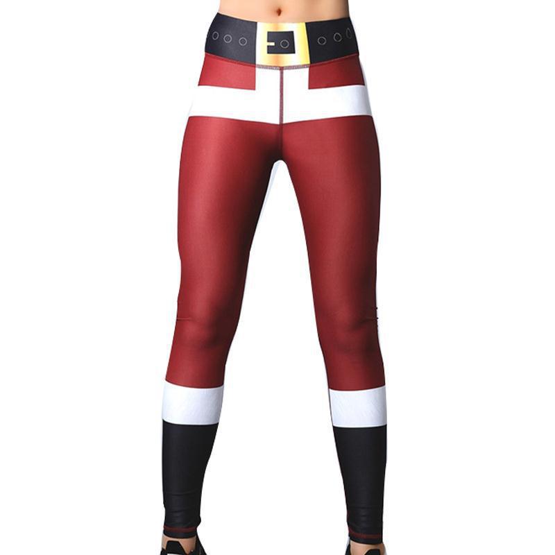 Christmas Print Fitness Pants, picture 6 of 10