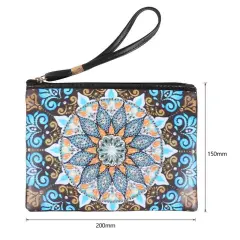 DIY Diamond Painting Women's Zipper Wrist Wallet - View 1