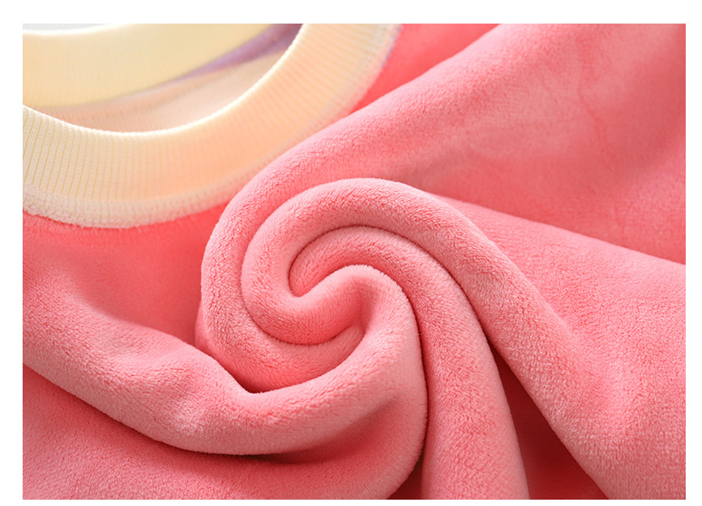 Winter long-sleeved pullover baby warm polar fleece top