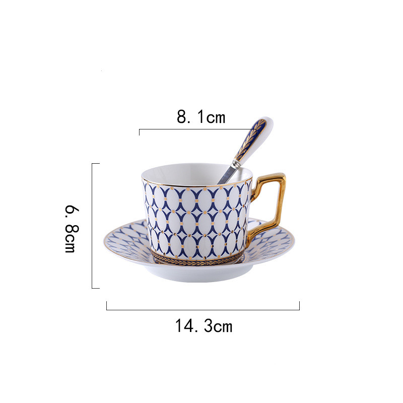 Phnom Penh Coffee Cup and Saucer Set