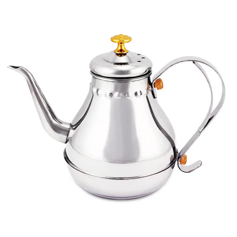 Stainless steel palace pot with narrow mouth