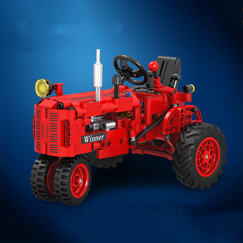 Puzzle assembly tractor model (Walking)
