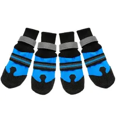 Waterproof Dog Boots For Large - Medium Dogs - Blue - View 1