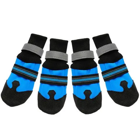 Waterproof Dog Boots For Large Medium Dogs Blue - Shop at LoveMi