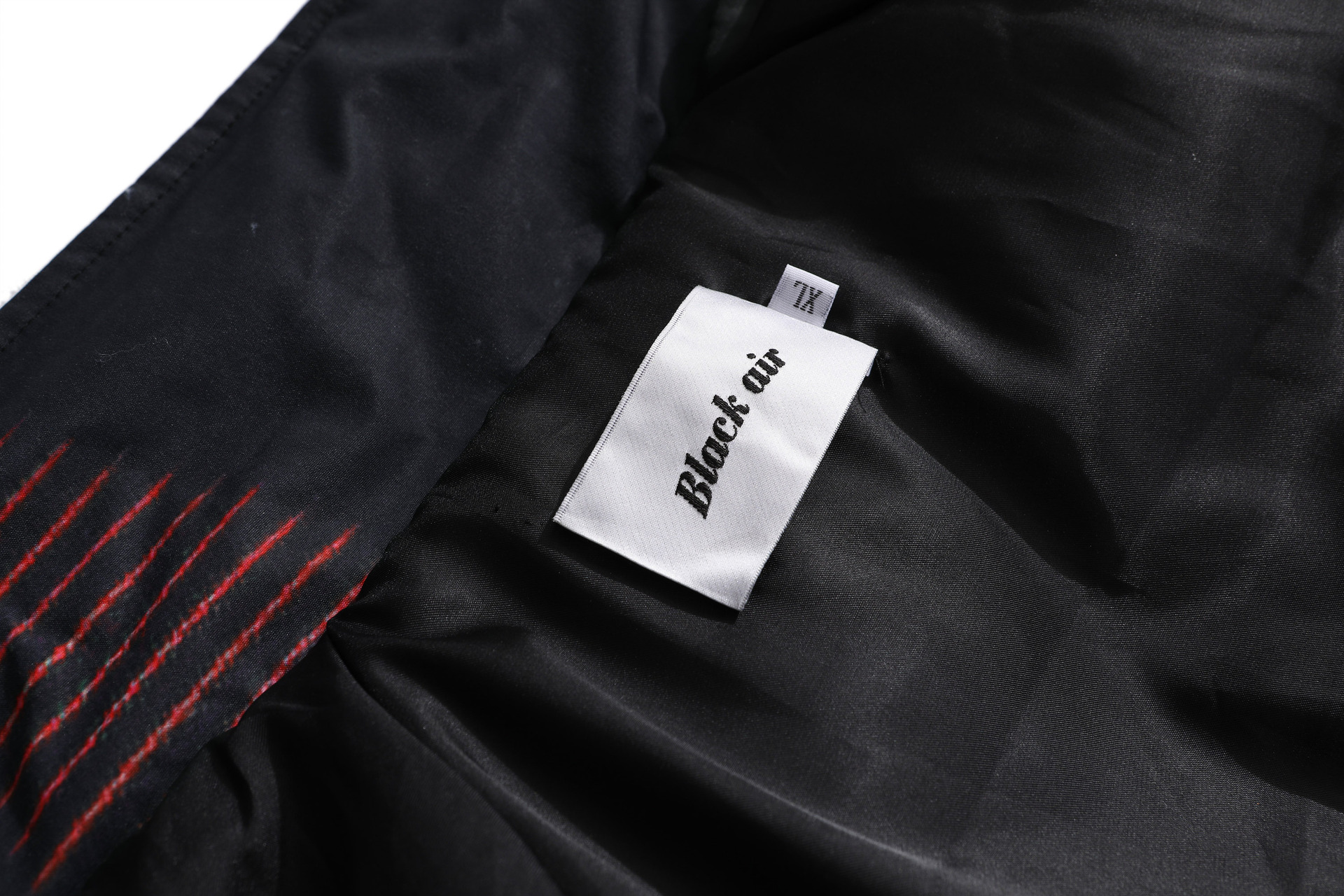 Winter thick loose digital portrait print jacket