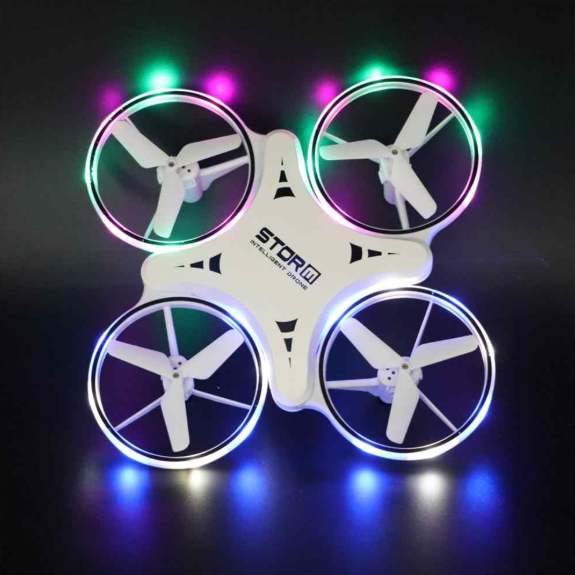 Quadricoptère Pliable Hauteur Fixe — Drone au Geste XY-023 LED 4
