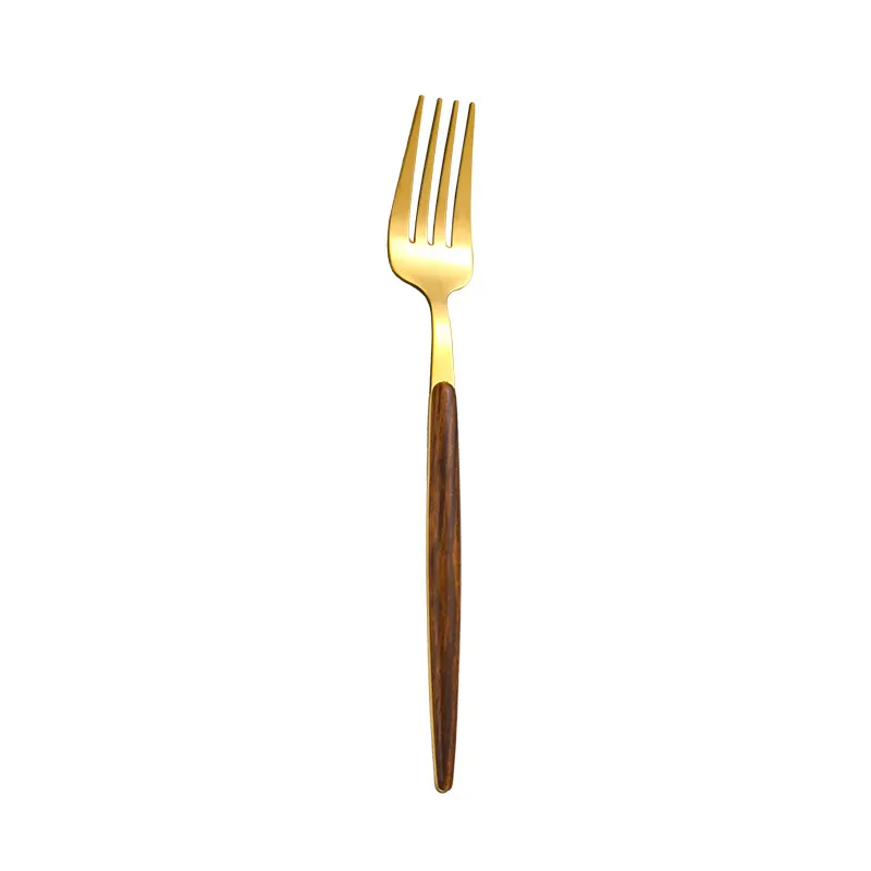 Stainless steel cutlery - Gold Fork L