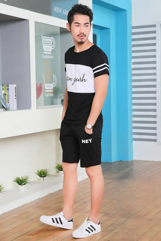 Pure cotton women's fashion short sleeves Black - Shop at LoveMi