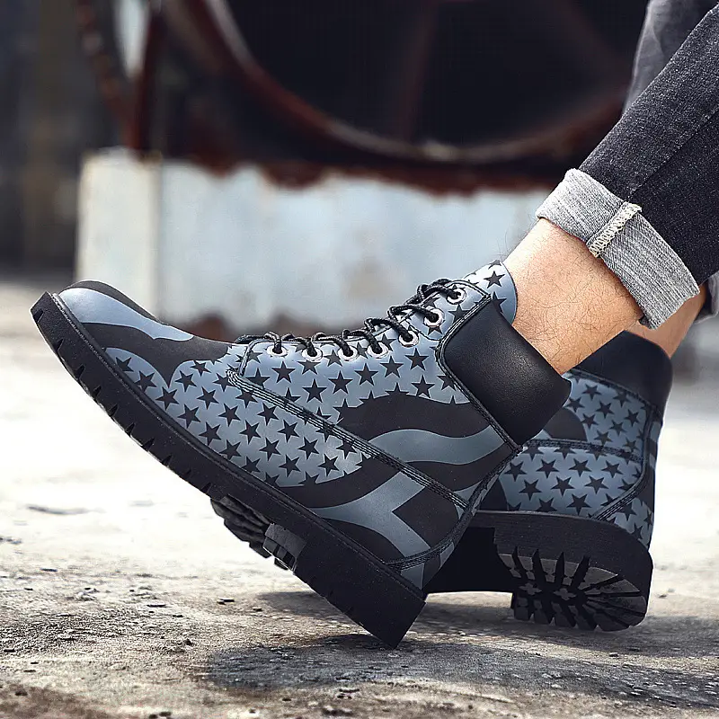 Desert workwear casual high - top military boots
