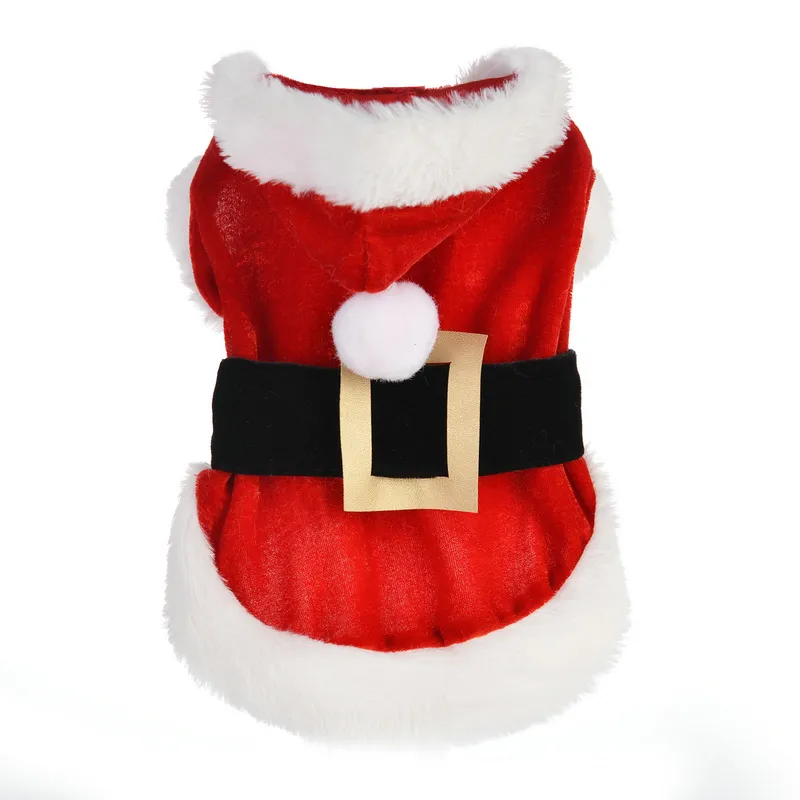 Dog Christmas costume - Red