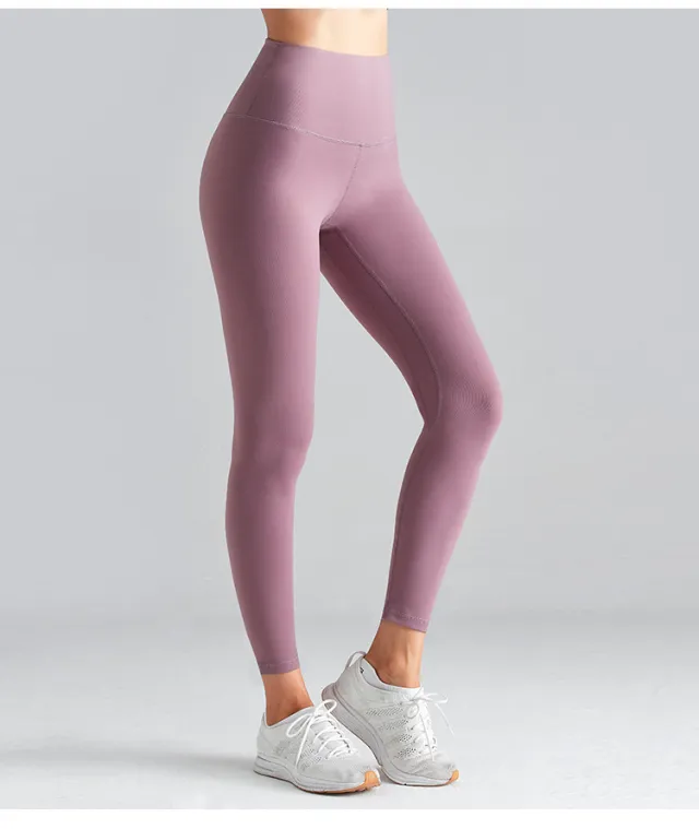 Thin Slim Fit Yoga Pants Pink - Shop at LoveMi