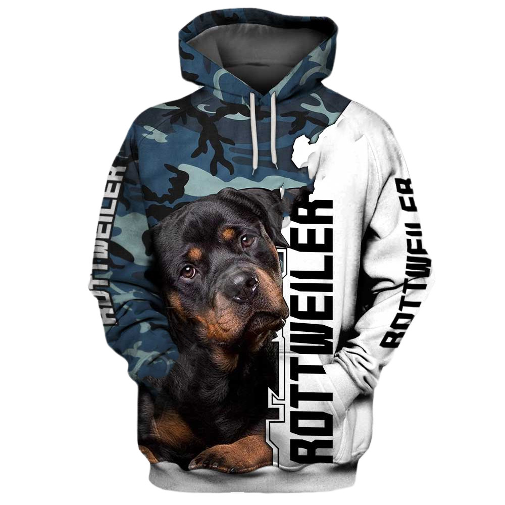 Cartoon dog hooded sweater