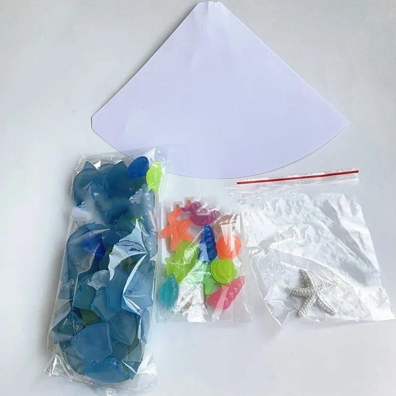 DIY Christmas Decoration Blue Christmas Tree Glass Creative Unique Decoration – image 6