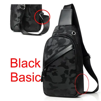 Men's camouflage one shoulder cross chest bag