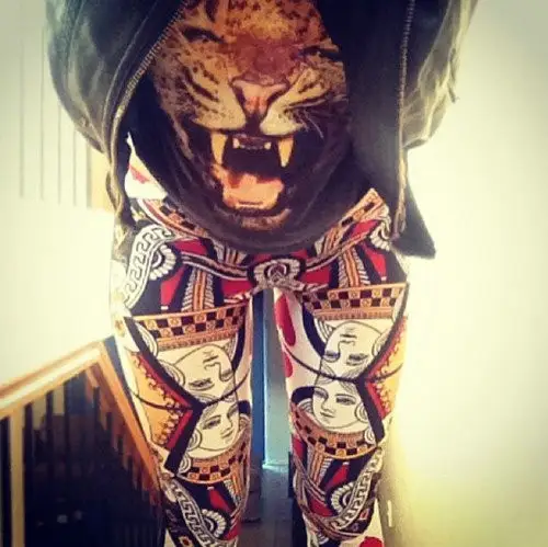 Poker Print Red Heart Queen Leggings
