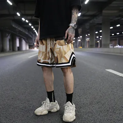 Floral loose shorts beach