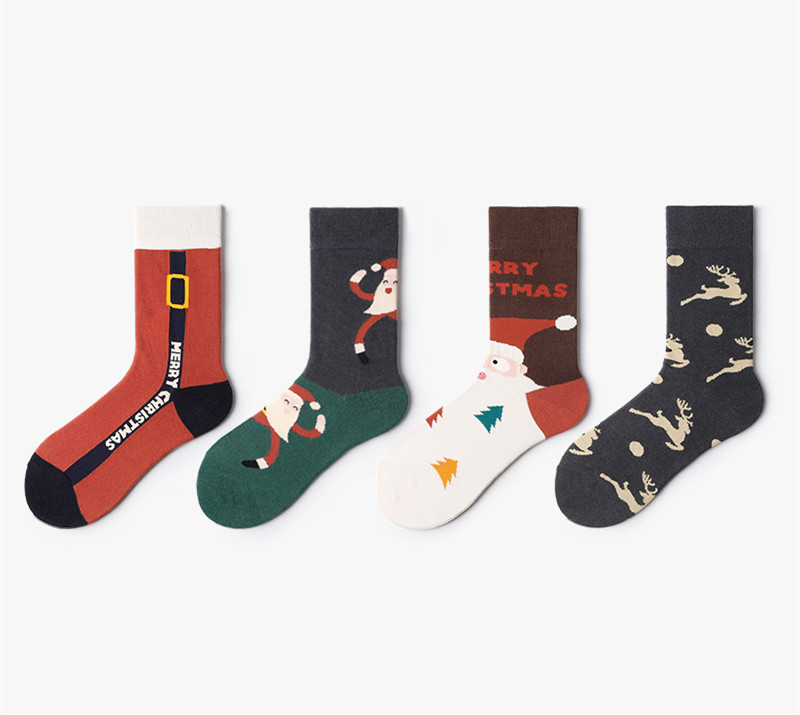 Cute illustration japanese couple in tube socks