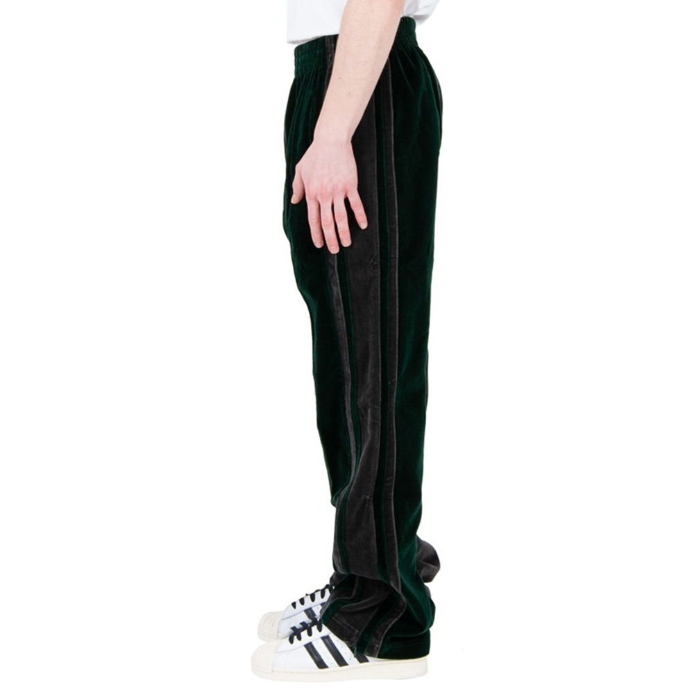 Striped stitching zipper wide feet