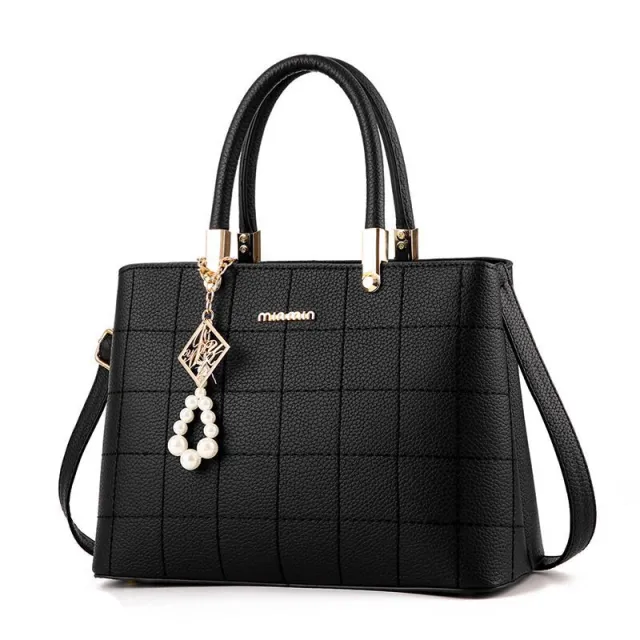 Simple and versatile ladies one shoulder messenger bag Black - Shop at LoveMi