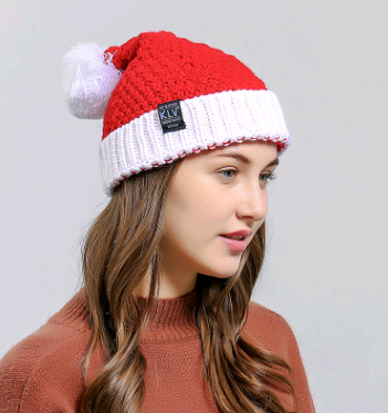 Autumn winter Santa Claus knitted wool hat Halloween creative gift wool hat