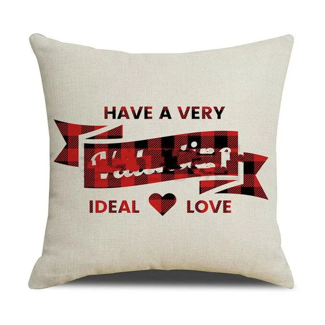 Valentines Day red pillowcase cushion cover – image 5