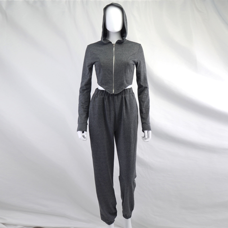 High waist pants casual fashion suit