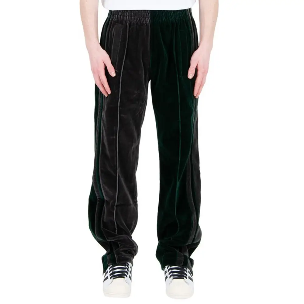 Striped stitching zipper wide feet