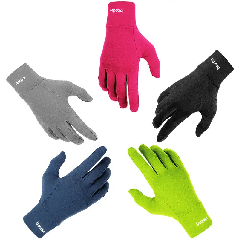 Silicone non-slip touch screen gloves