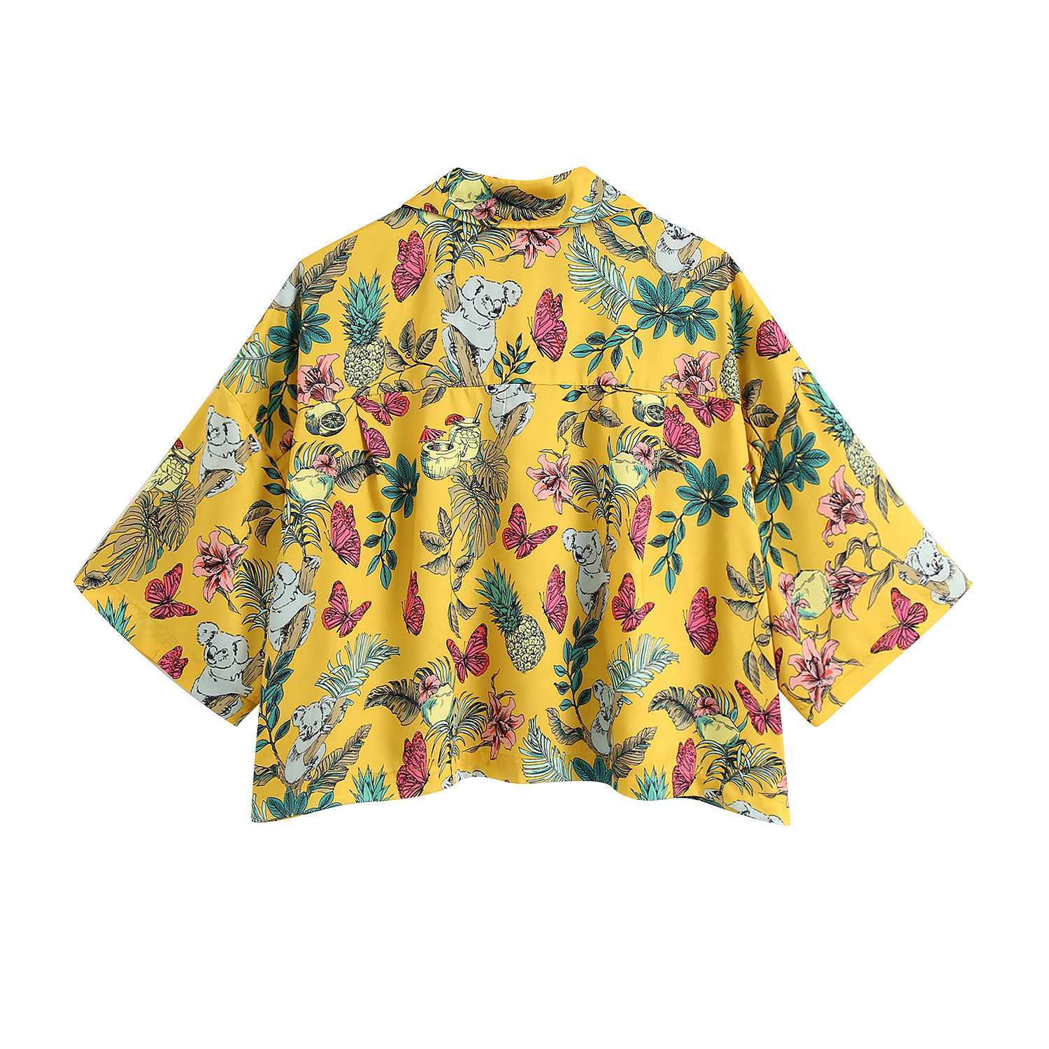 Women's short sleeve printed shirt