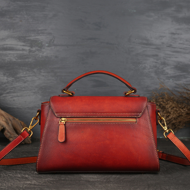 Hand made embossed dumplings with genuine leather