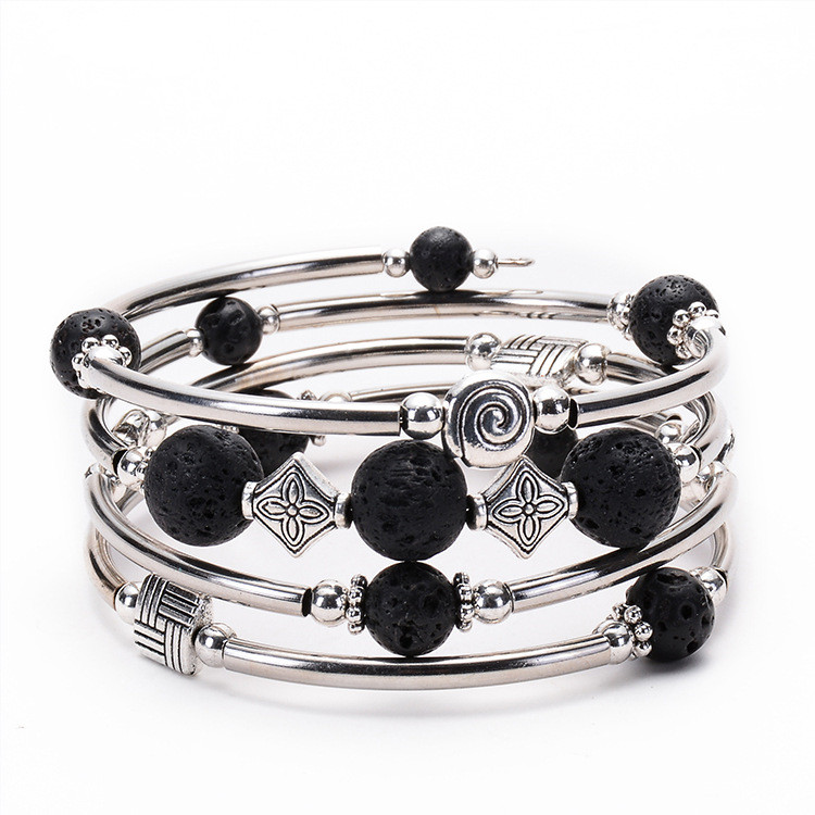 Handmade memory winding multilayer bracelet