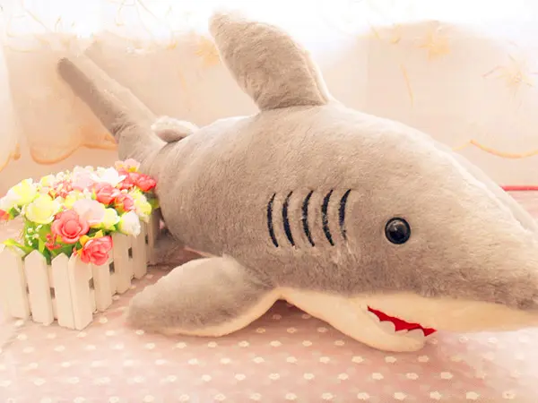 Cute Shark Big Pillow Dolphin Plush Toy Doll Creative Couple Cushion