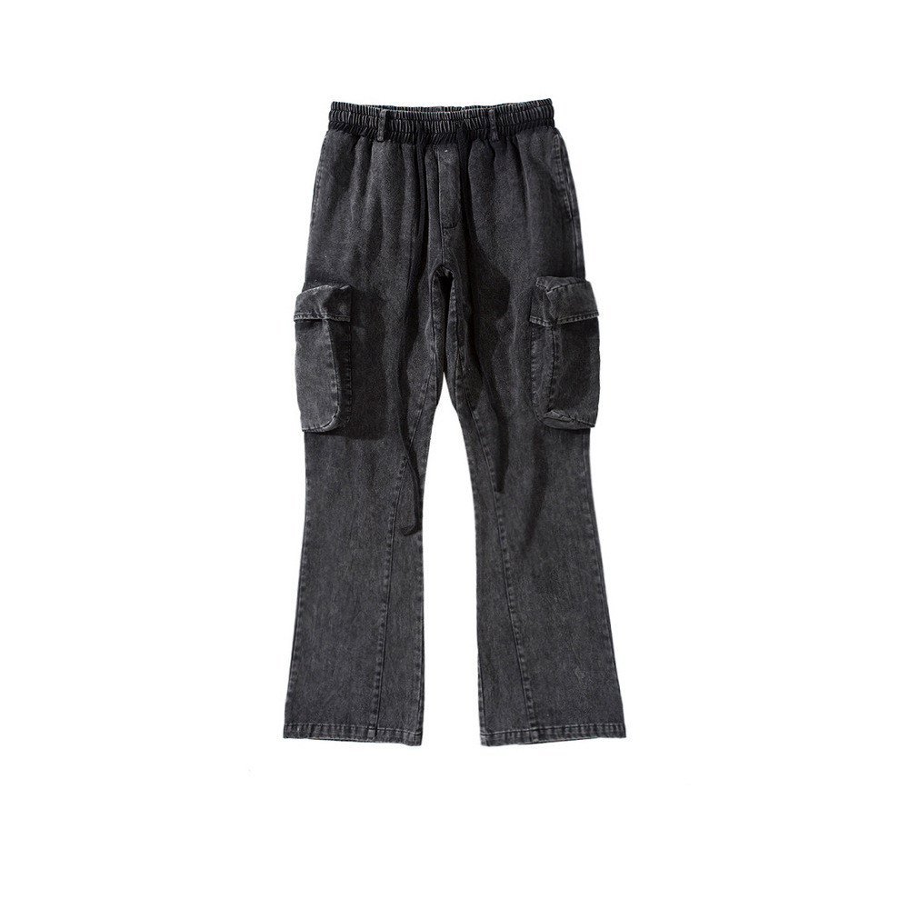 Washed overalls trousers