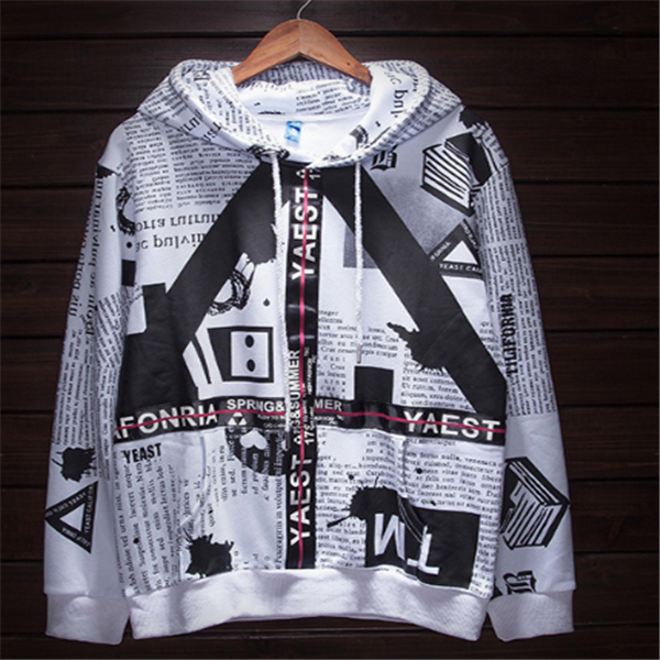 English newspaper sweater