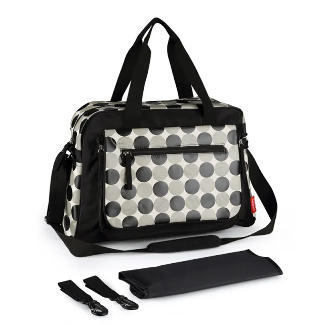 Large capacity one shoulder waterproof mommy bag Black - Shop at LoveMi