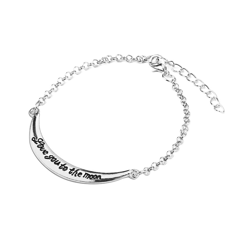 Love you to the moon ladies vintage bracelet