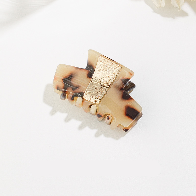 Simple Korean style elegant ladies hair clip Beige - Shop at LoveMi