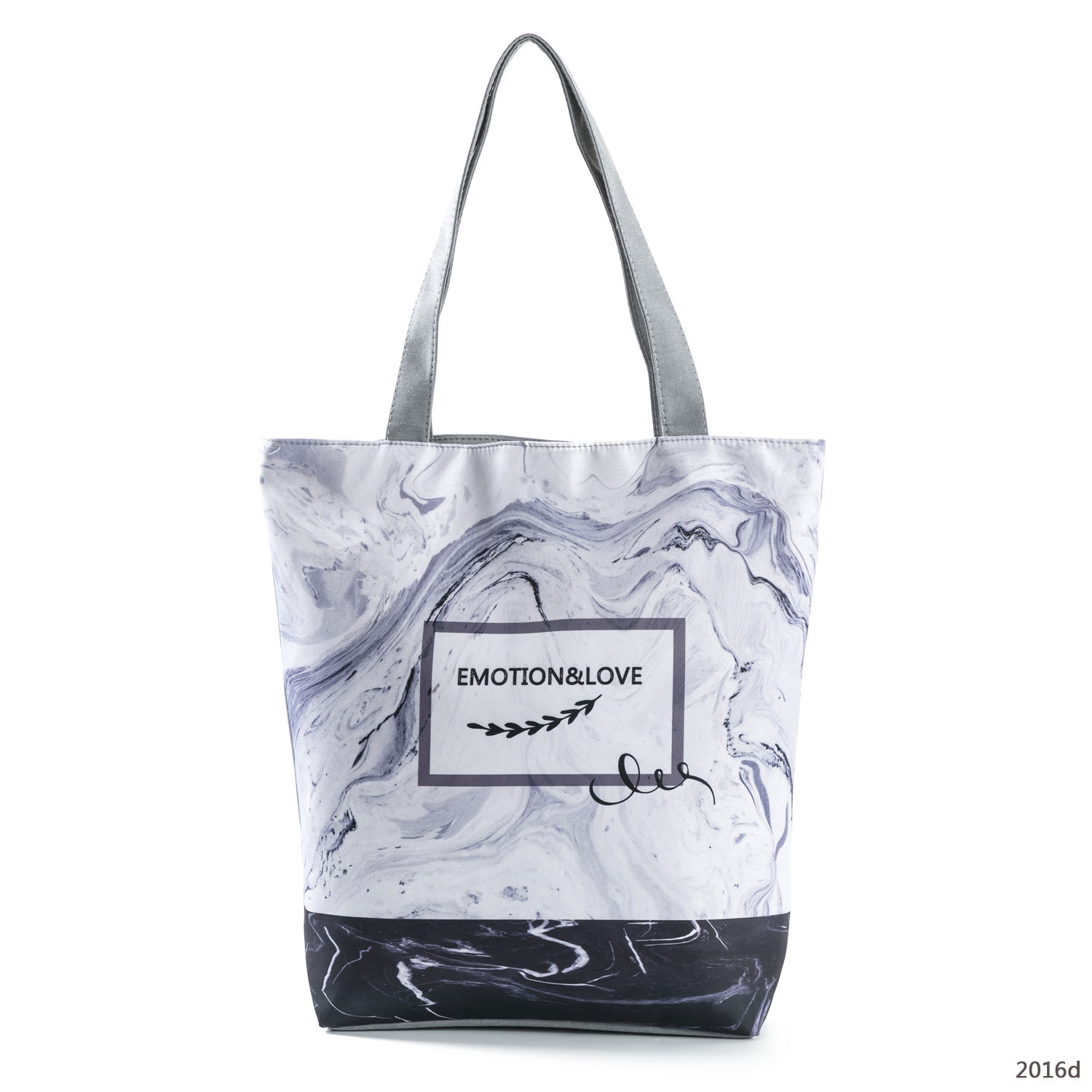 Marble print shoulder bag