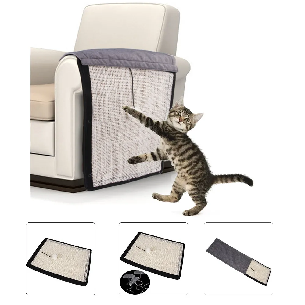 Cat Scratch Board Sisal Pad Table Sofa Protection Mat