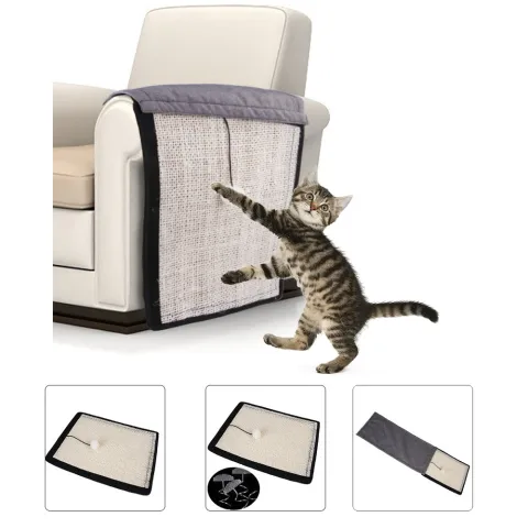 Cat Scratch Board Sisal Pad Table Sofa Protection Mat