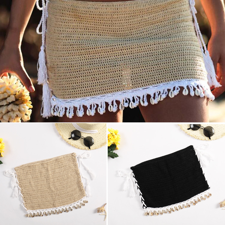 Beach short skirt bag hip skirt