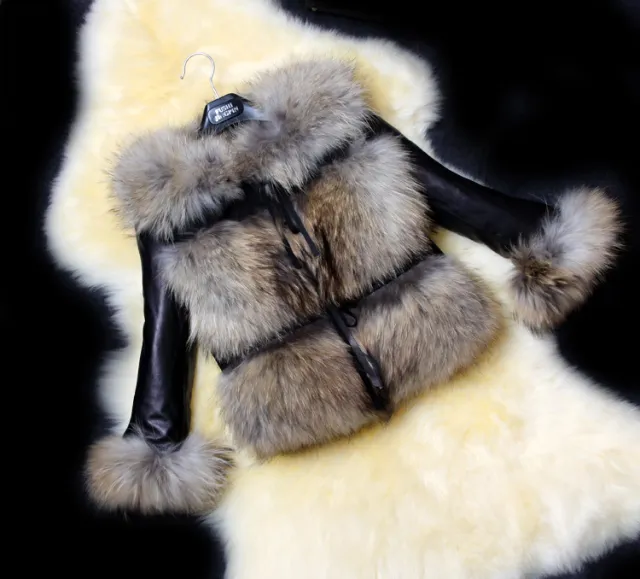Faux fur coat Grey - Shop at LoveMi