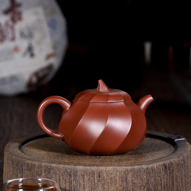 Da Hong Pao Tips and Whirlwind Pumpkin Pot