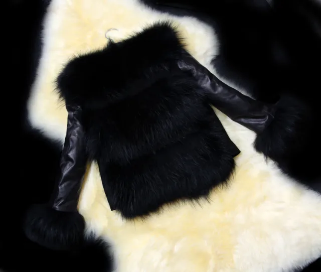 Faux fur coat Black - Shop at LoveMi