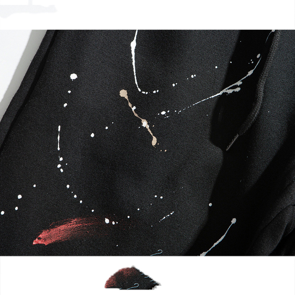 Paint splash print vintage trousers