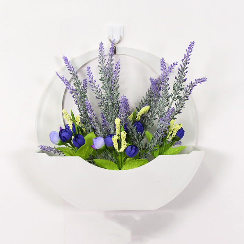 Shopping mall creative pastoral hanging flower basket