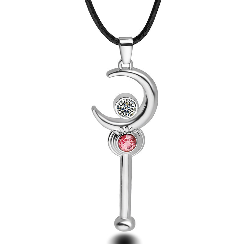Anime Peripheral Holding Xingyue Sailor Moon Necklace